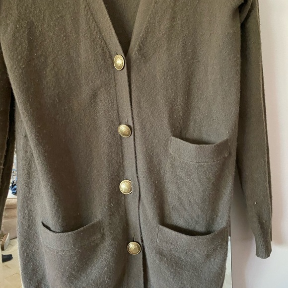 Military style cardigan - Picture 5 of 11
